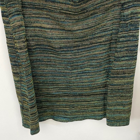 NWT Drama Gold Teal Knit Mini Skirt - Picture 4 of 9